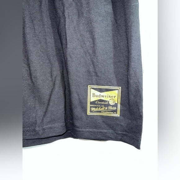 NWT DENVER NUGGETS Mitchell Ness Budweiser  Graphic T shirt Sz Medium - Picture 3 of 6